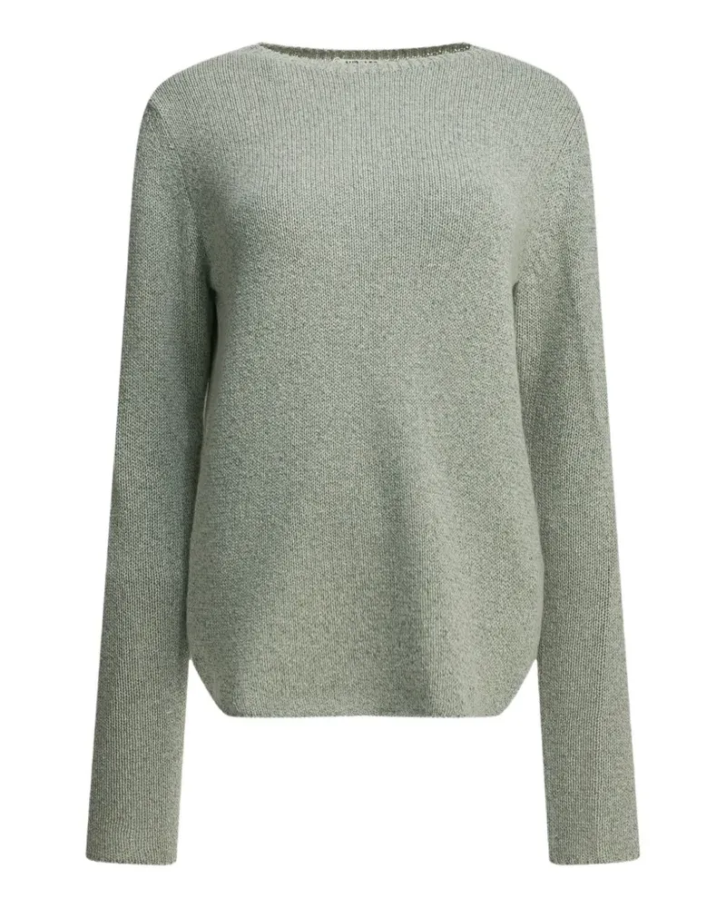 AURALEE fine-knit boat-neck sweater - Grün Grün