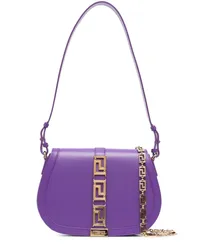 Versace Große Greca Goddess Schultertasche Violett