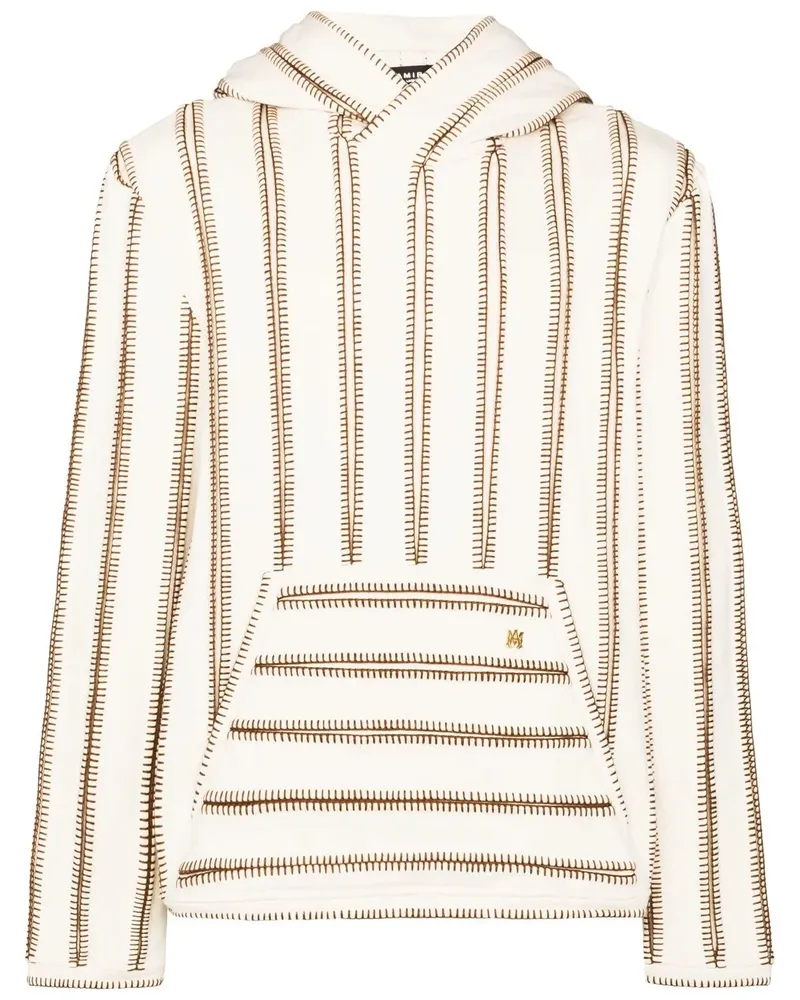 Amiri Sweatshirt mit Kontrastnähten - Nude Nude