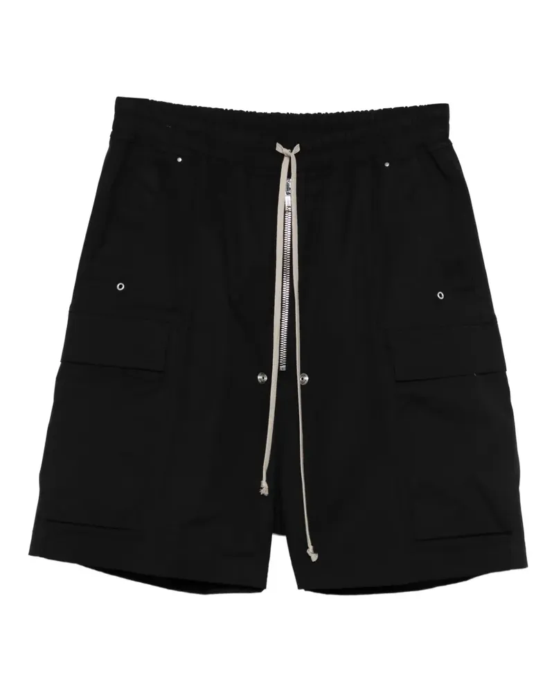 Rick Owens Cargo-Shorts mit Kordelzug - Schwarz Schwarz