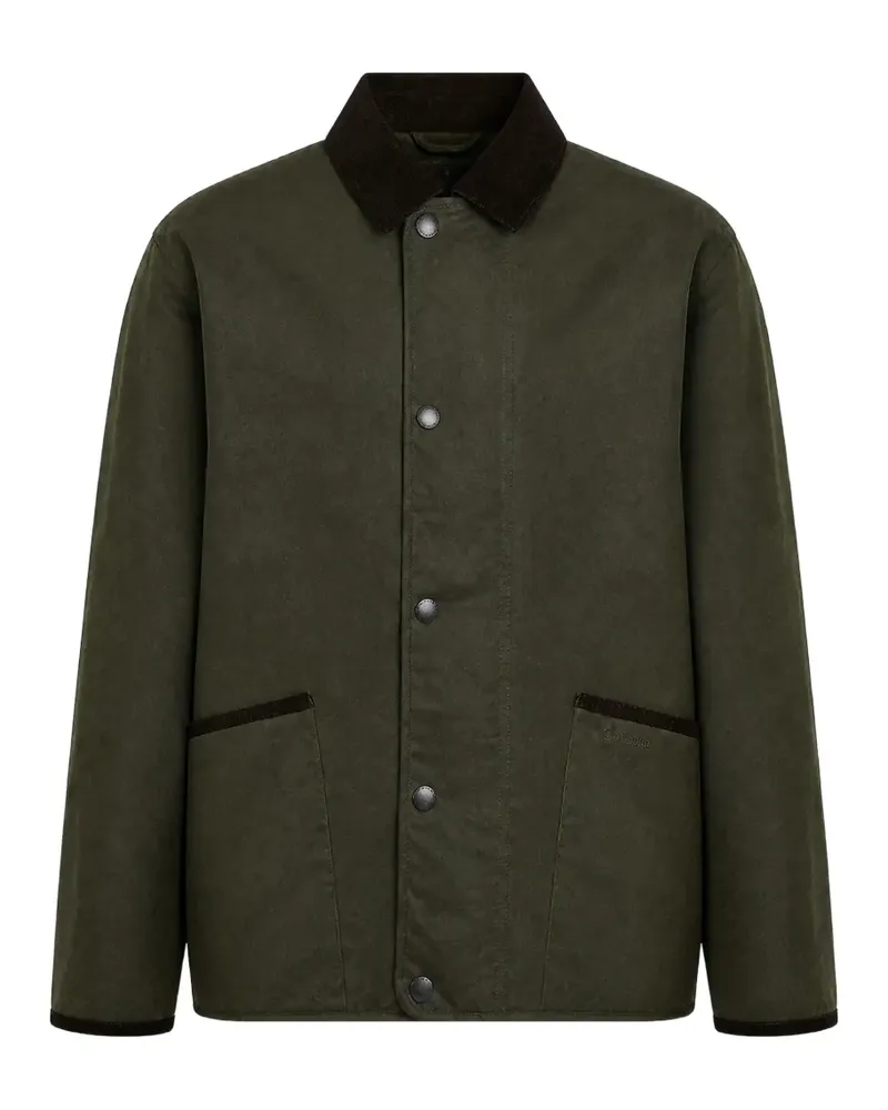 Barbour short Liddesdale waxed jacket - Grün Grün