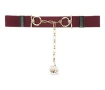 Gürtel mit Kettendetail - Rot