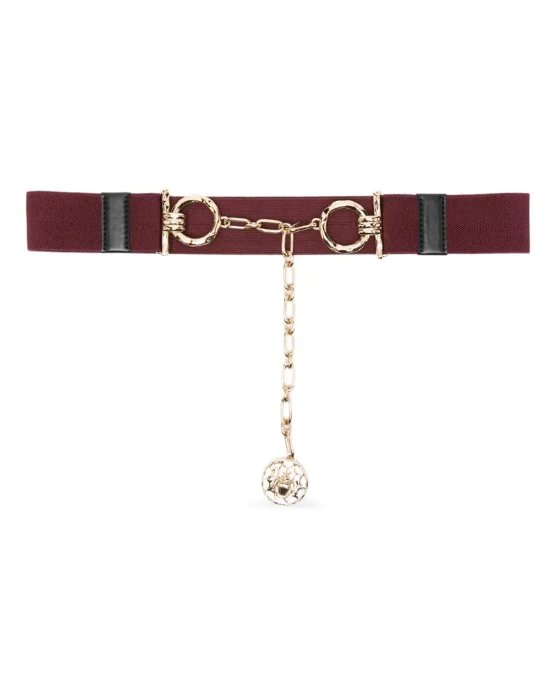 La DoubleJ chain-embellished belt - Rot Rot