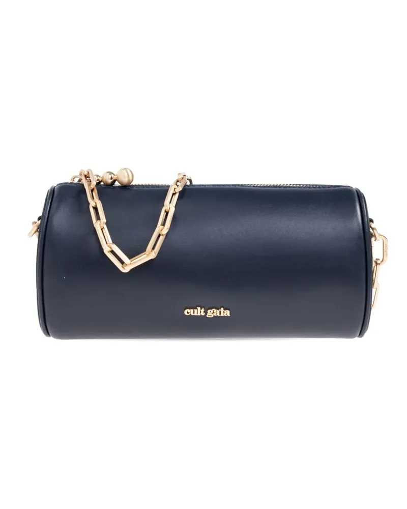 Cult Gaia Schultertasche mit Zylinderkette - Blau Blau