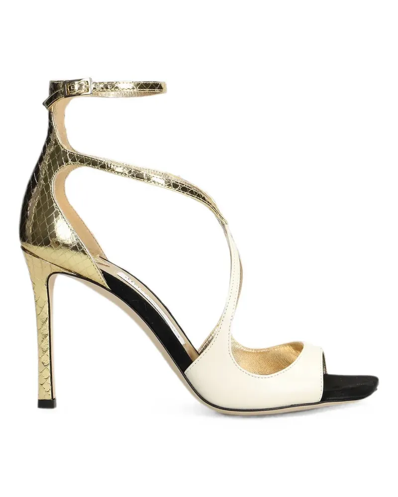 Jimmy Choo Azia buckled sandals - Gold Gold