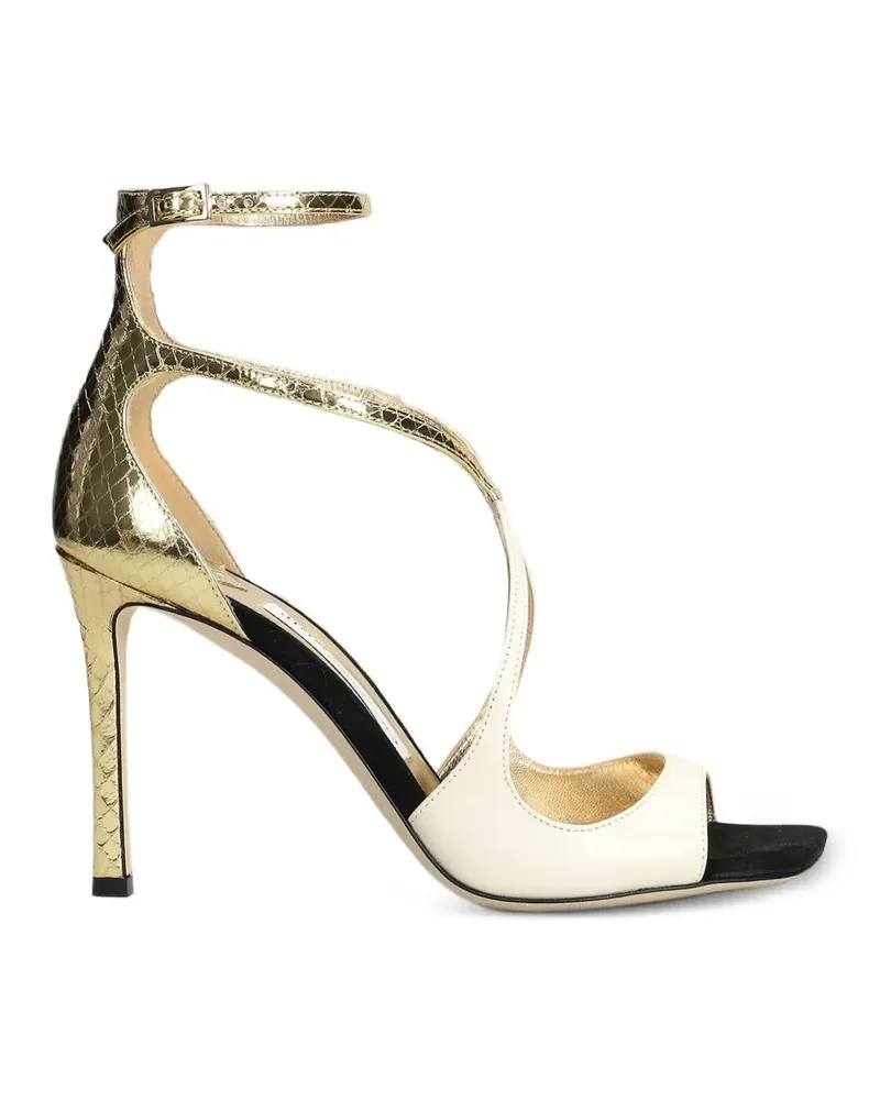 Jimmy Choo Azia buckled sandals - Gold Gold