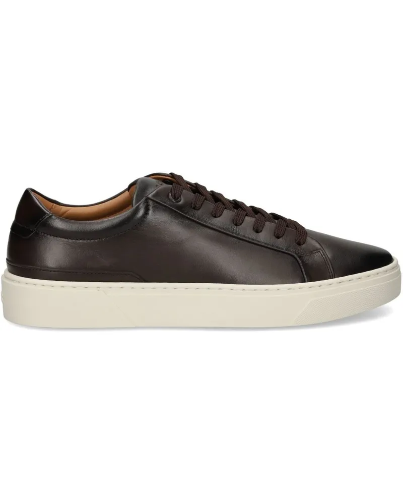 HUGO BOSS Sneakers mit Logo-Print - Braun Braun