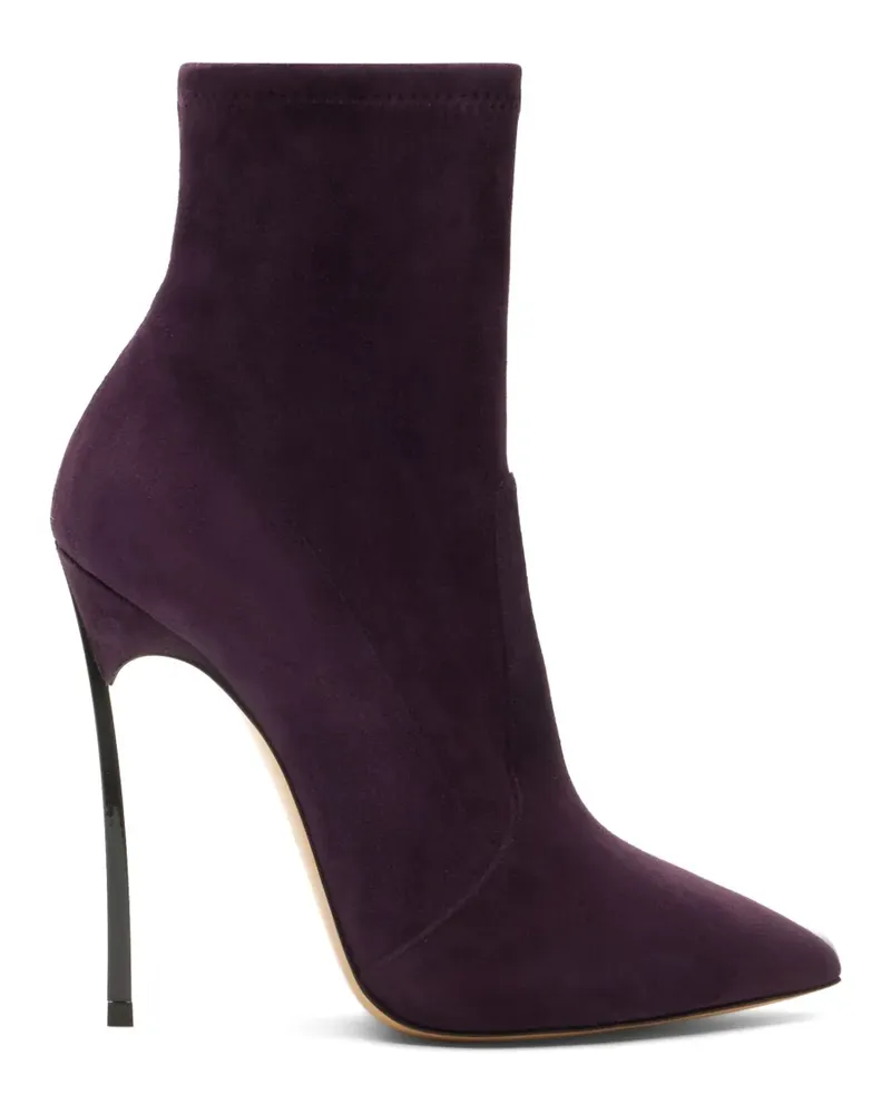 Casadei Blade pointed-toe ankle boots - Violett Violett
