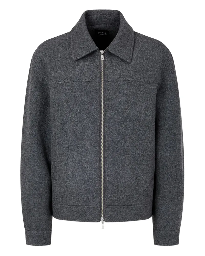 STUDIO TOMBOY Jacke mit Reißverschluss - Grau Grau