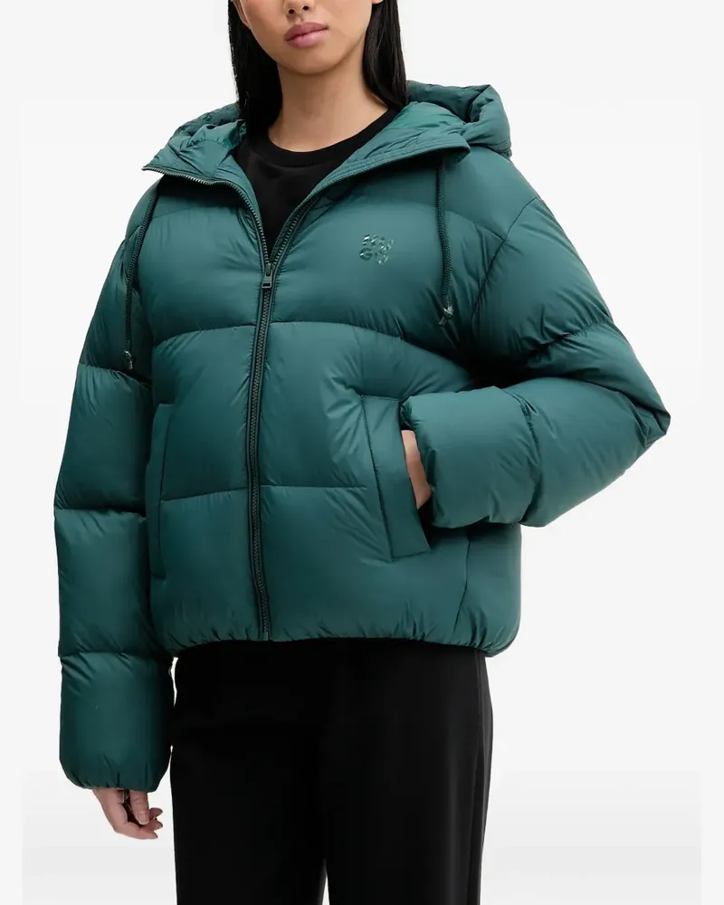 HUGO BOSS Francesca hooded zip-fastening jacket - Grün Grün