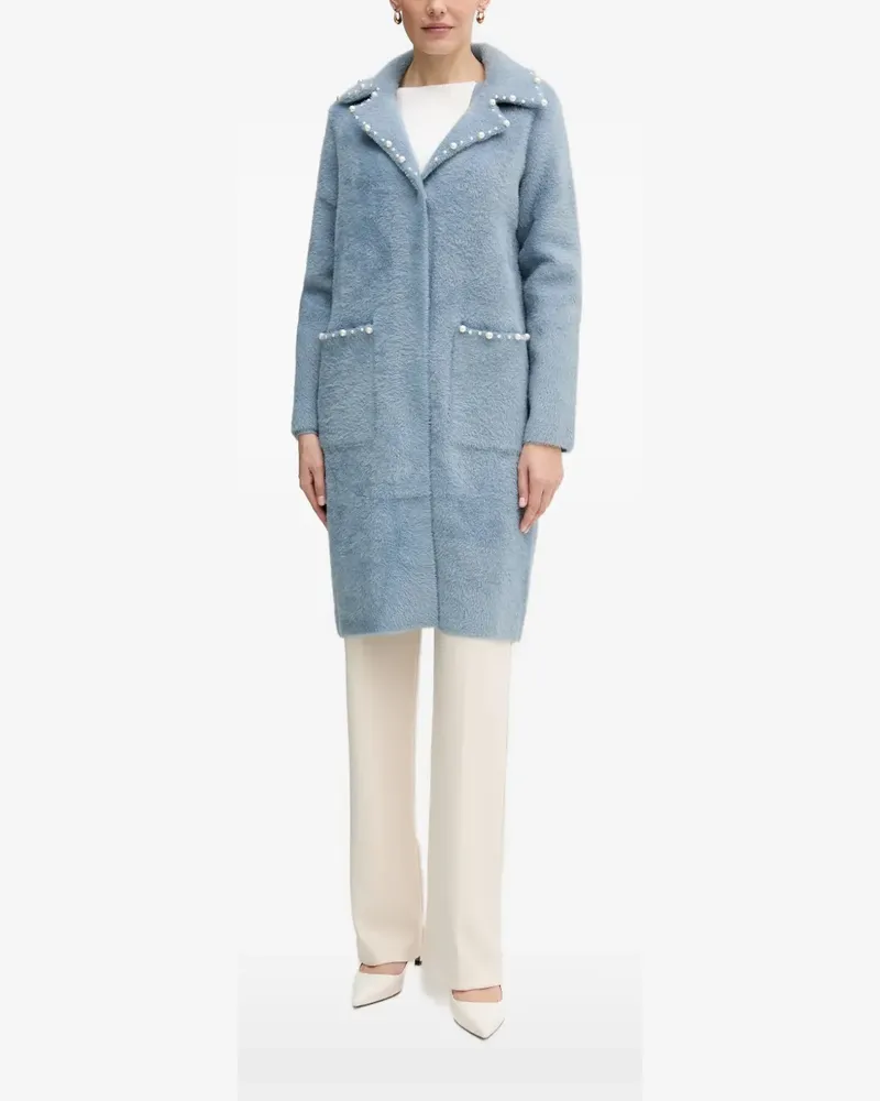 Joseph Ribkoff pearl embellished coat - Blau Blau
