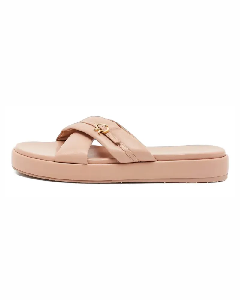 Gianvito Rossi Alima Sandalen mit überkreuzten Riemen - Nude Nude