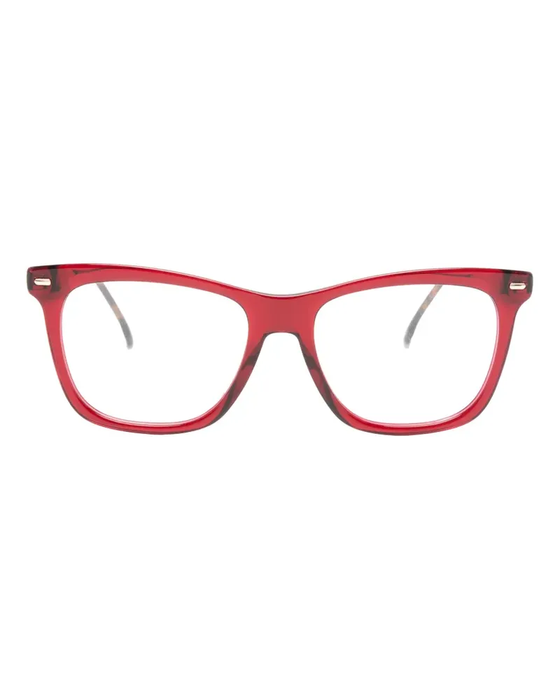 Carrera Brille mit eckigem Gestell - Rot Rot