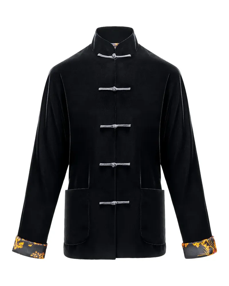 Shanghai Tang velvet jacket - Schwarz Schwarz