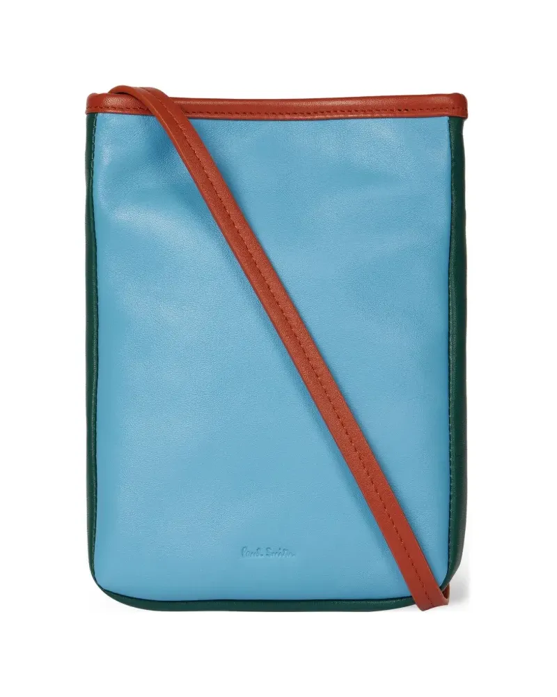 Paul Smith Clutch mit Besatzriemen - Blau Blau
