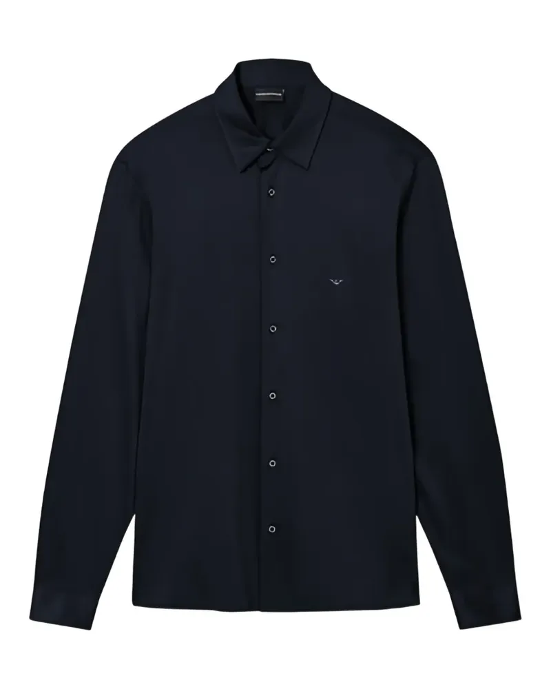 Emporio Armani Klassisches Hemd - Blau Blau