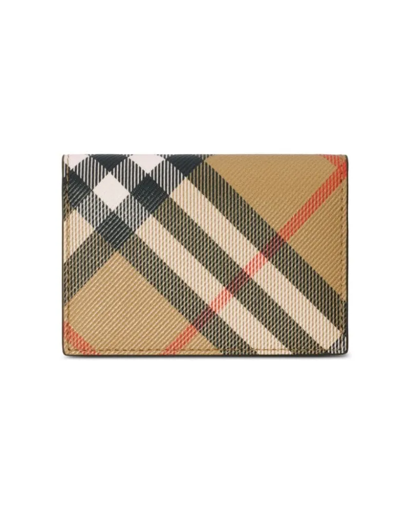 Burberry Faltbares Nova Check Kartenetui - Nude Nude