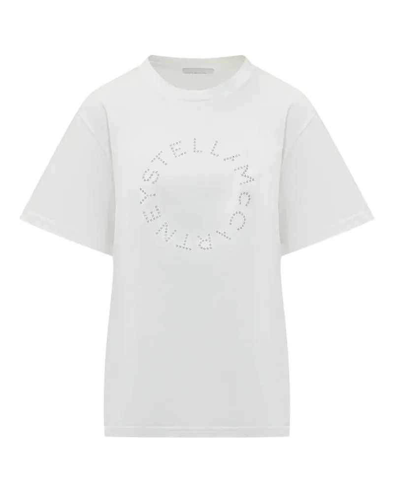 Stella McCartney T-Shirt mit Logo - Weiß Weiß