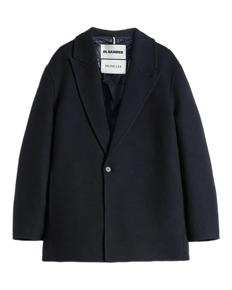 Jil Sander peaked-lapel jacket - Blau Blau