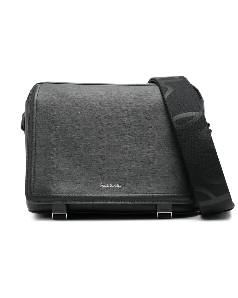 Paul Smith Kuriertasche mit Prägung - Schwarz Schwarz
