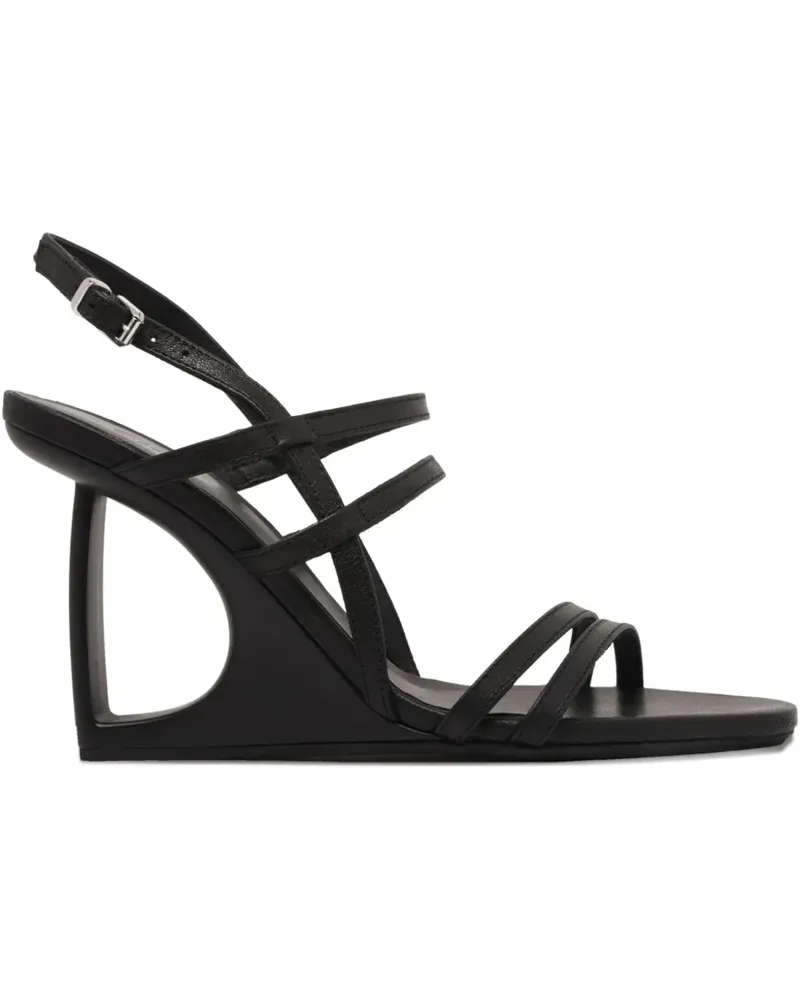 Vic Matié Sandalen aus Leder - Schwarz Schwarz