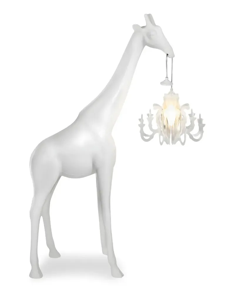 Qeeboo Giraffe in Love XS floor lamp (101cm x 31cm) - Weiß Weiß