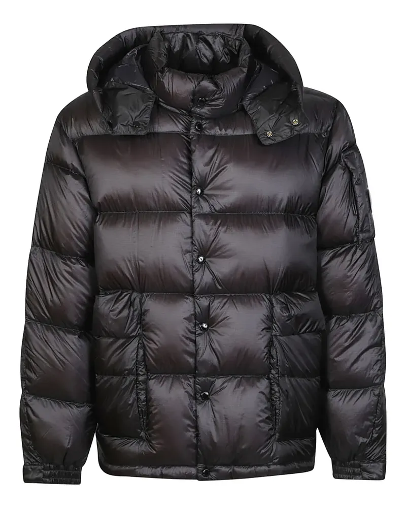 C.P. Company hooded puffer jacket - Schwarz Schwarz