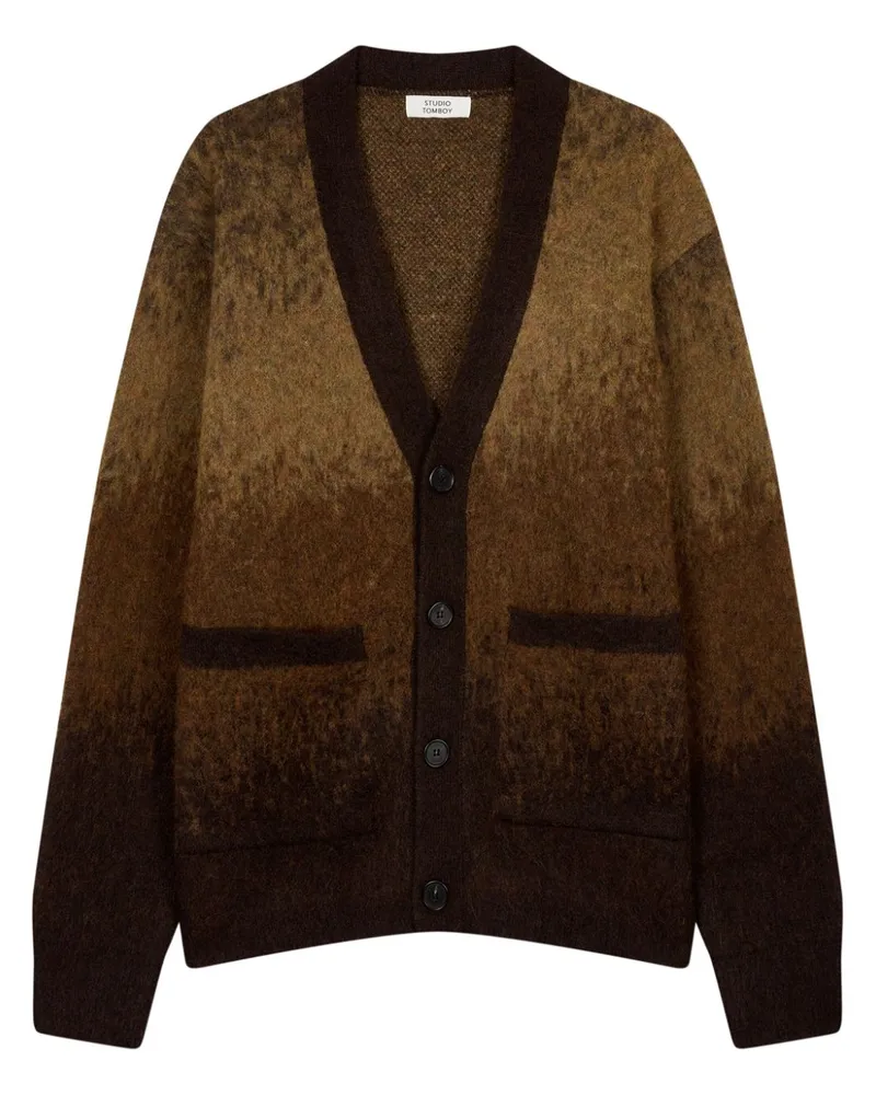 STUDIO TOMBOY Gradation Cardigan - Braun Braun