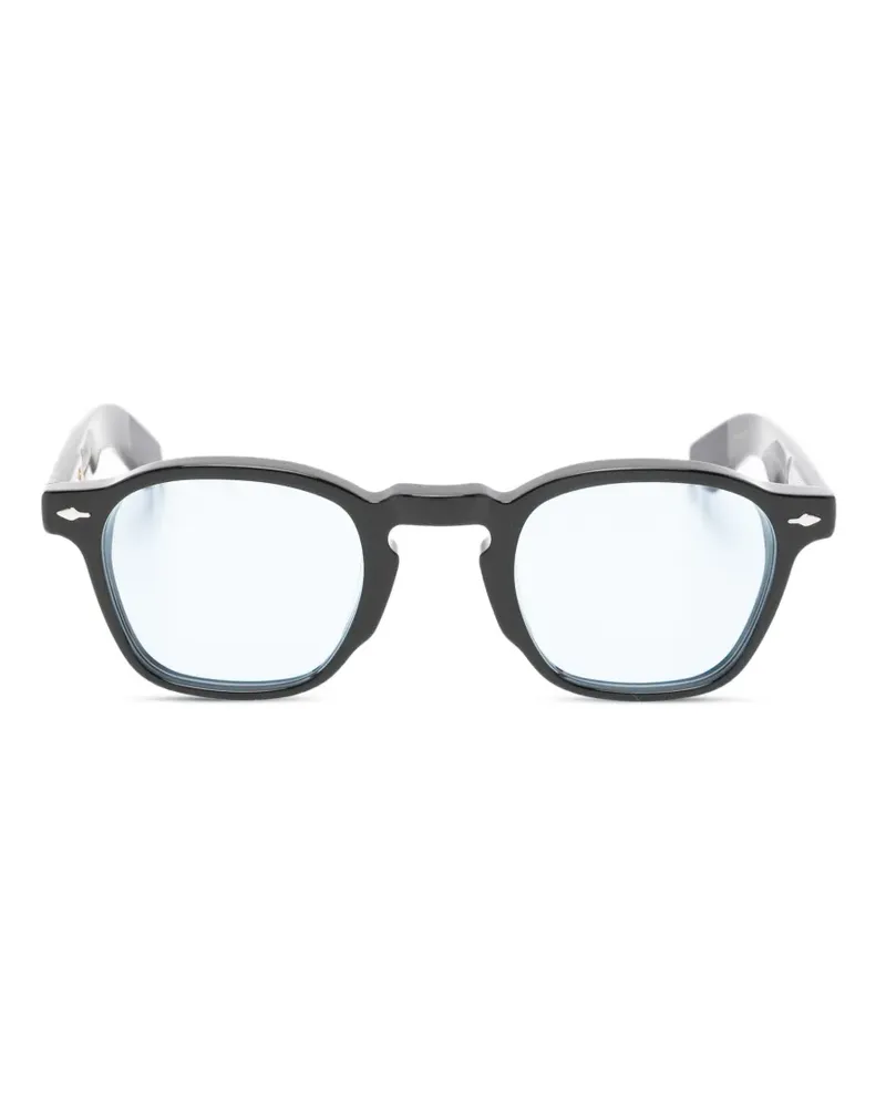 Jacques Marie Mage Sonnenbrille mit eckigem Gestell - Schwarz Schwarz