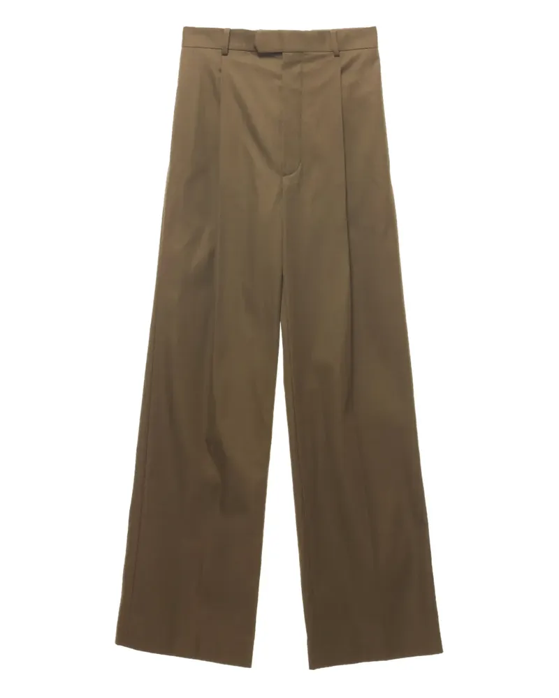 Carven Hose mit Falten - Braun Braun