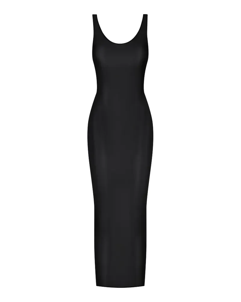 Maison Close Double Sens Maxikleid mit Shapewear - Schwarz Schwarz