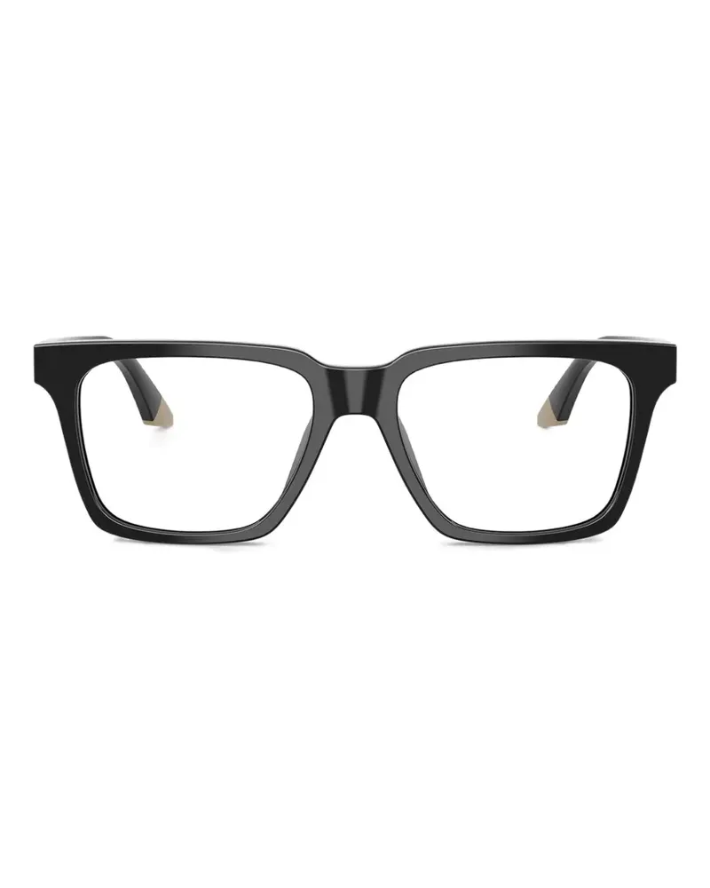 Emporio Armani square frame glasses - Schwarz Schwarz