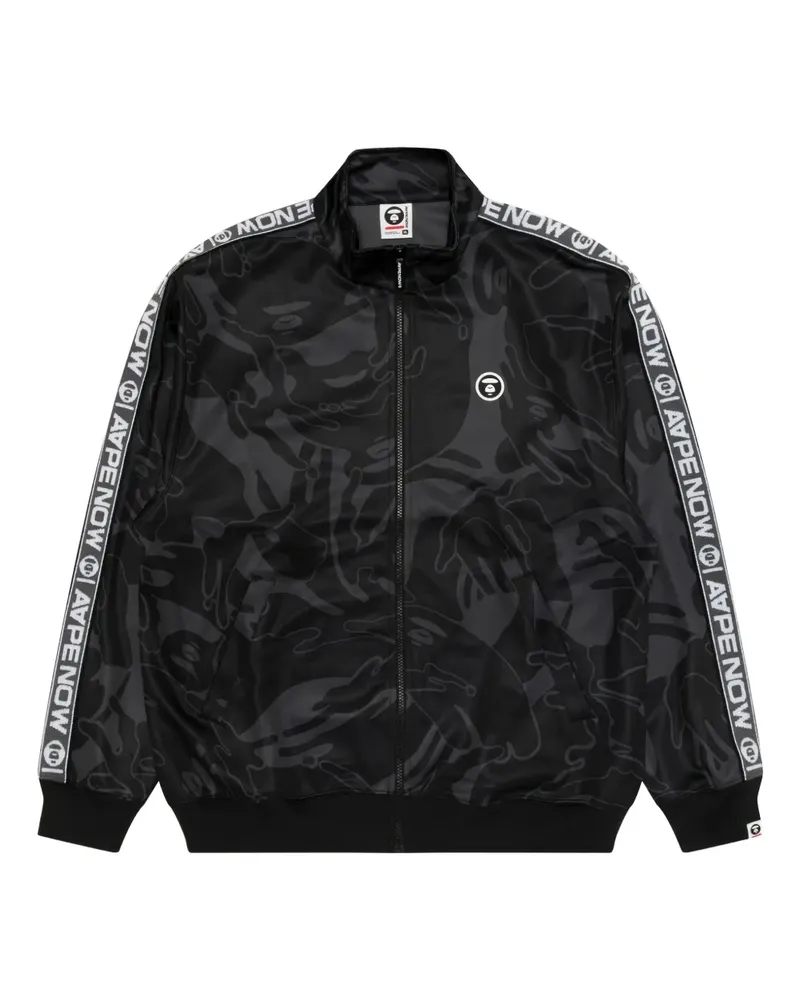 BAPE Bomberjacke mit Logo - Schwarz Schwarz