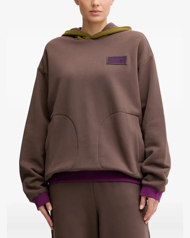 EA7 long-sleeve reversible hoodie - Grün Grün