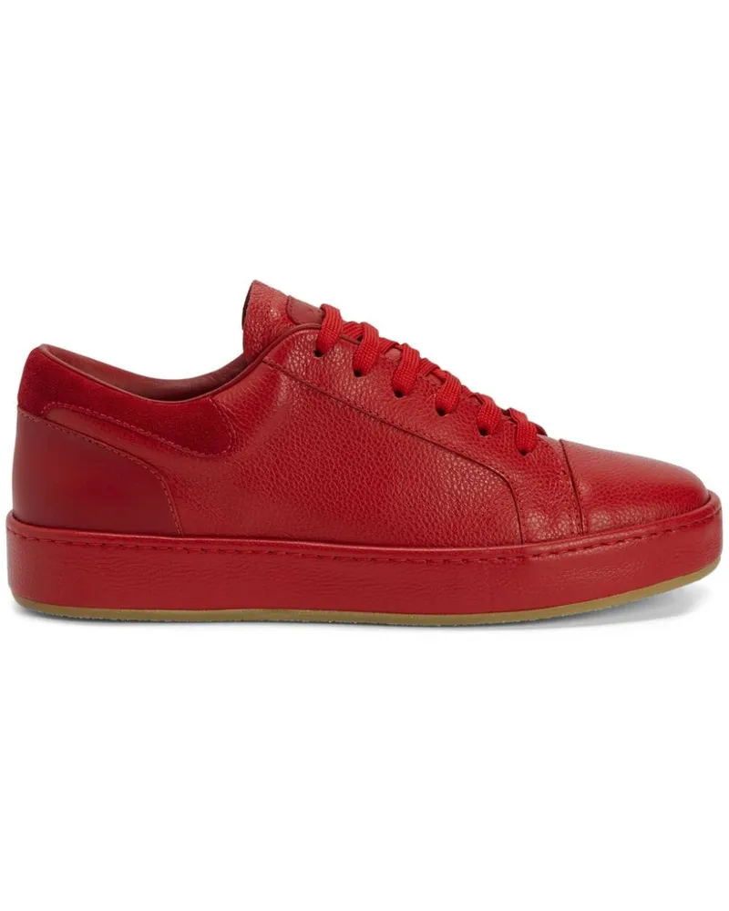 Giuseppe Zanotti GZ-City Sneakers mit Logo-Patch - Rot Rot