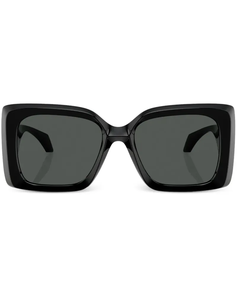 Versace Sonnenbrille mit Medusa-Schild - Schwarz Schwarz