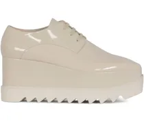 Elyse Shiny Oxford-Schuhe 80mm - Weiß
