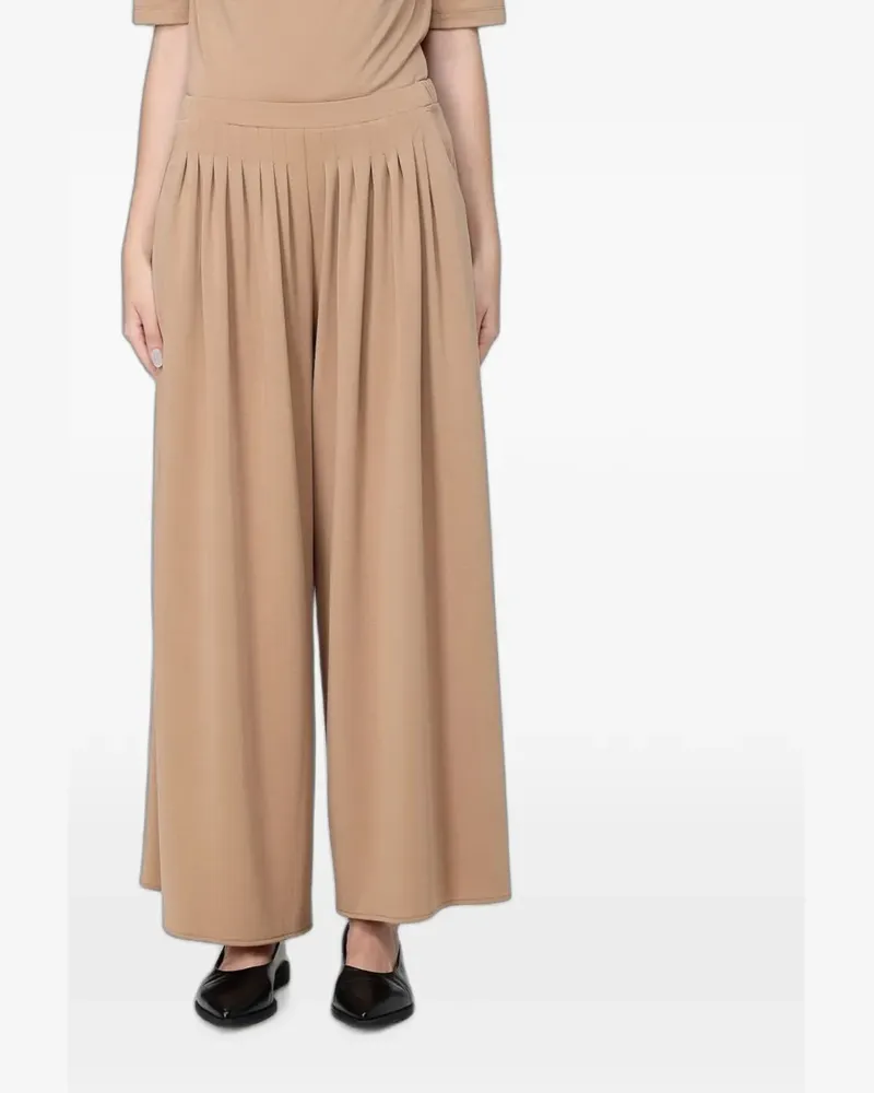 Max Mara pleated wide-leg trousers - Braun Braun