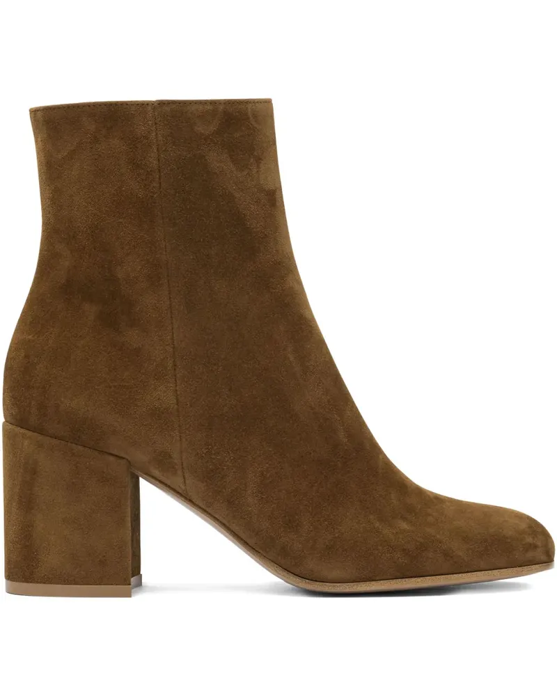 Gianvito Rossi Stiefel mit Blockabsatz - Braun Braun