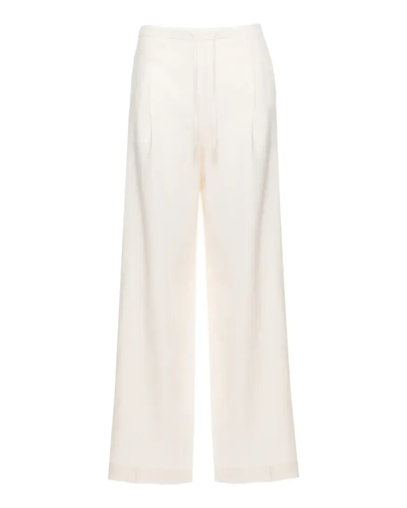 MARELLA MLMALLORO drawstring-waist ide-leg trousers - Nude Nude