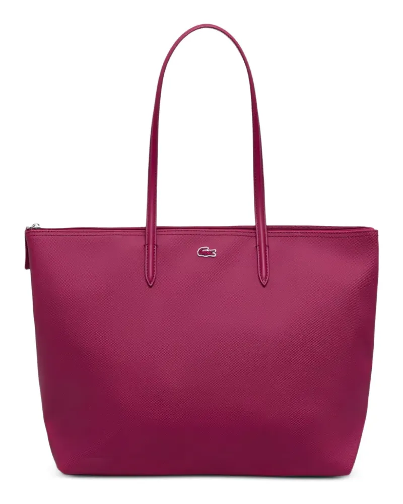 Lacoste Großer Shopper mit Logo-Patch - Rosa Rosa