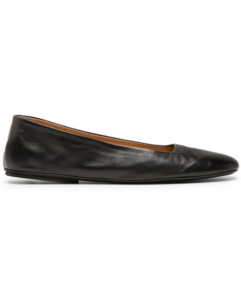 Marsèll Ballerinas aus Leder - Schwarz Schwarz