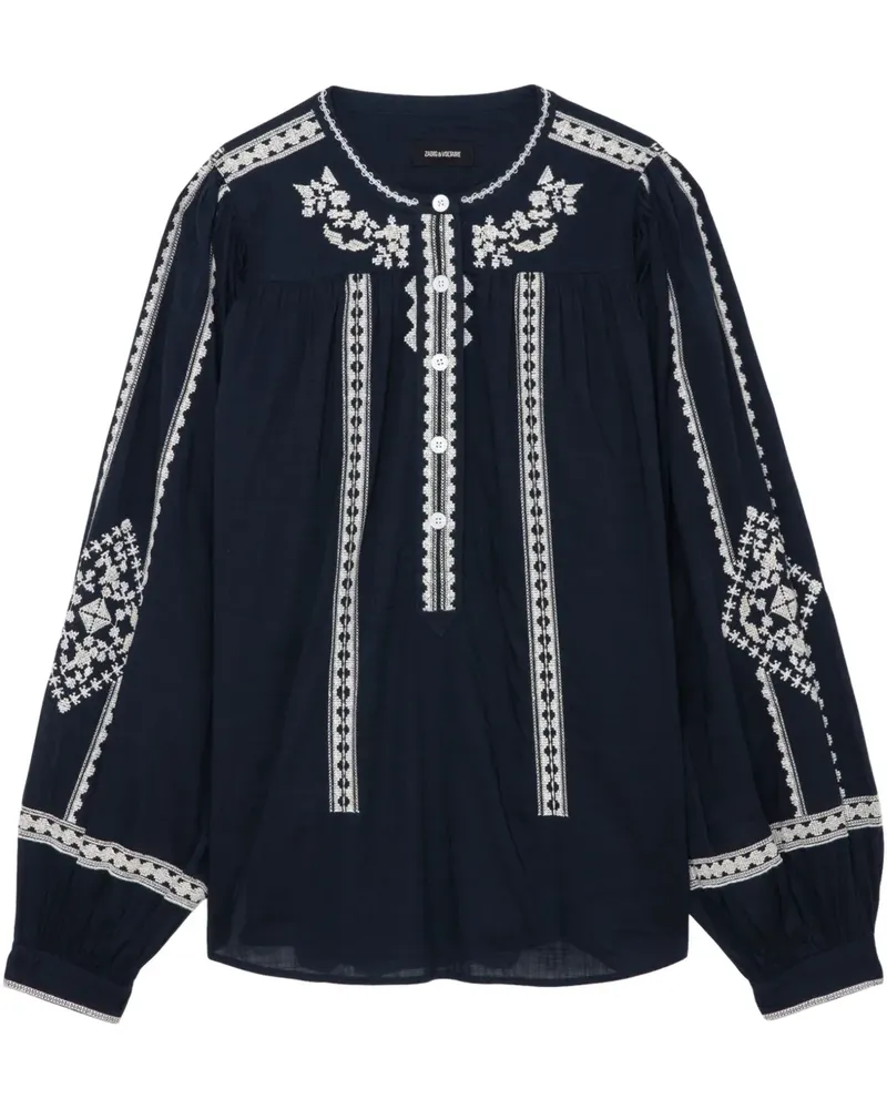 Zadig & Voltaire Tigy Bluse - Blau Blau