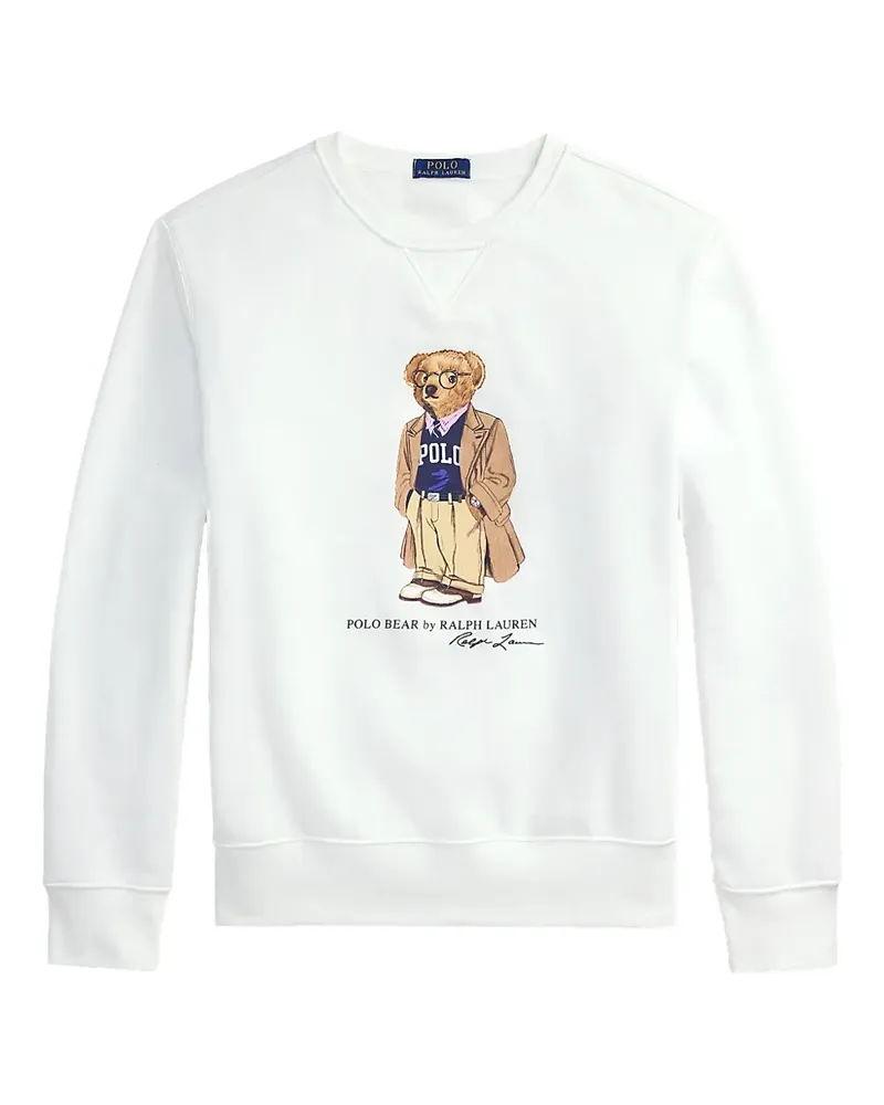 Ralph Lauren Sweatshirt mit Teddy-Print - Weiß Weiß