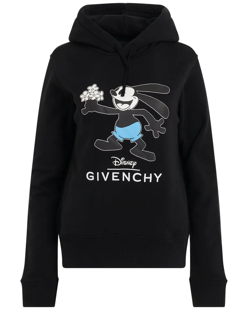 Givenchy x Disney Oswald Flowers Hoodie - Schwarz Schwarz