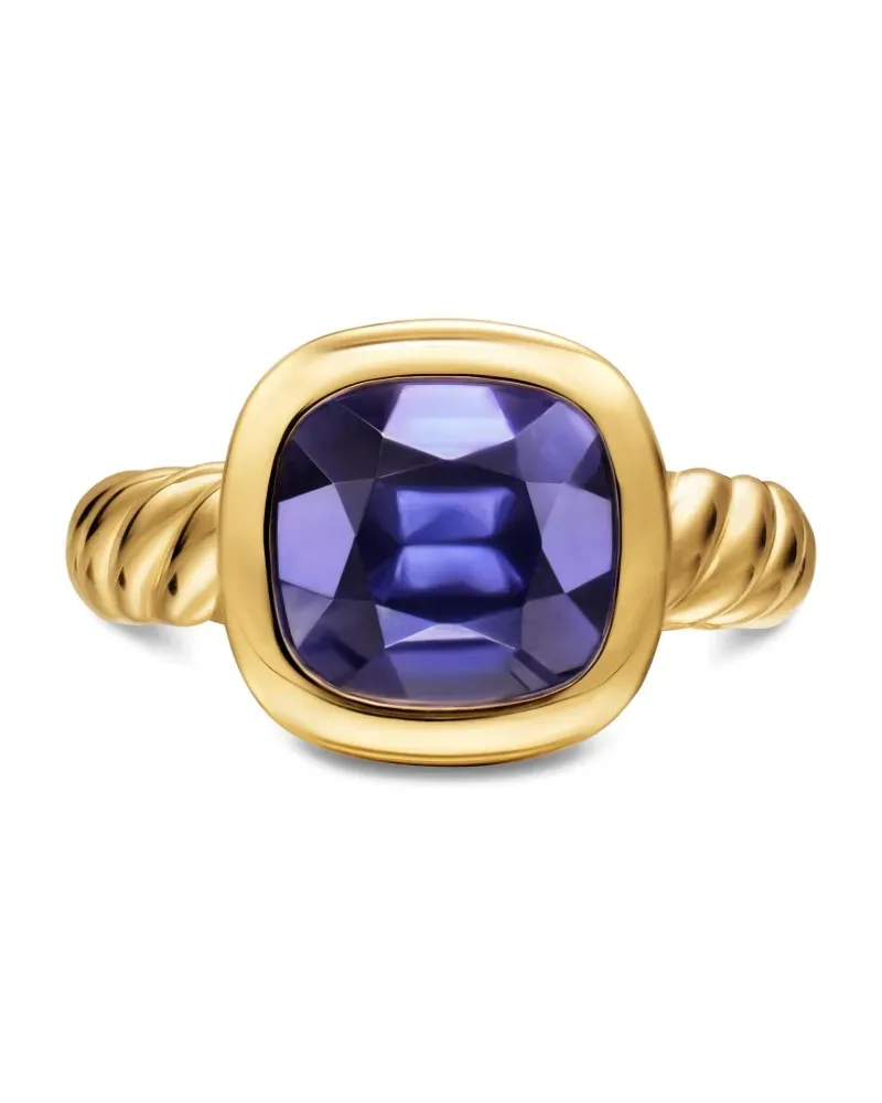 David Yurman 18kt DY Mercer® Gelbgoldring mit Lolit Gold
