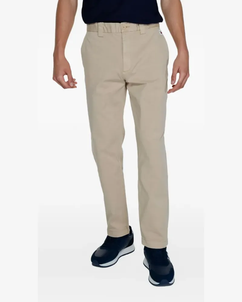 Tommy Hilfiger straight-fit chino trousers - Nude Nude