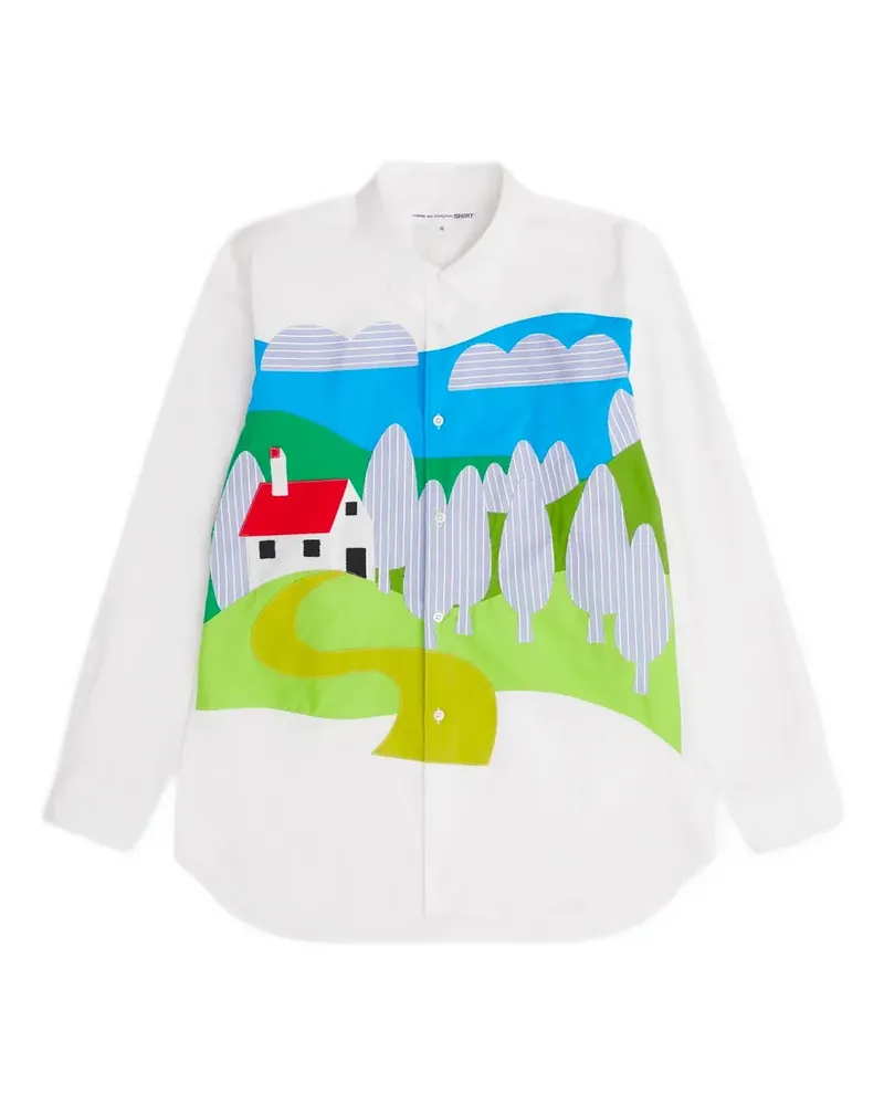 Comme des Garçons Klassisches Hemd - Weiß Weiß