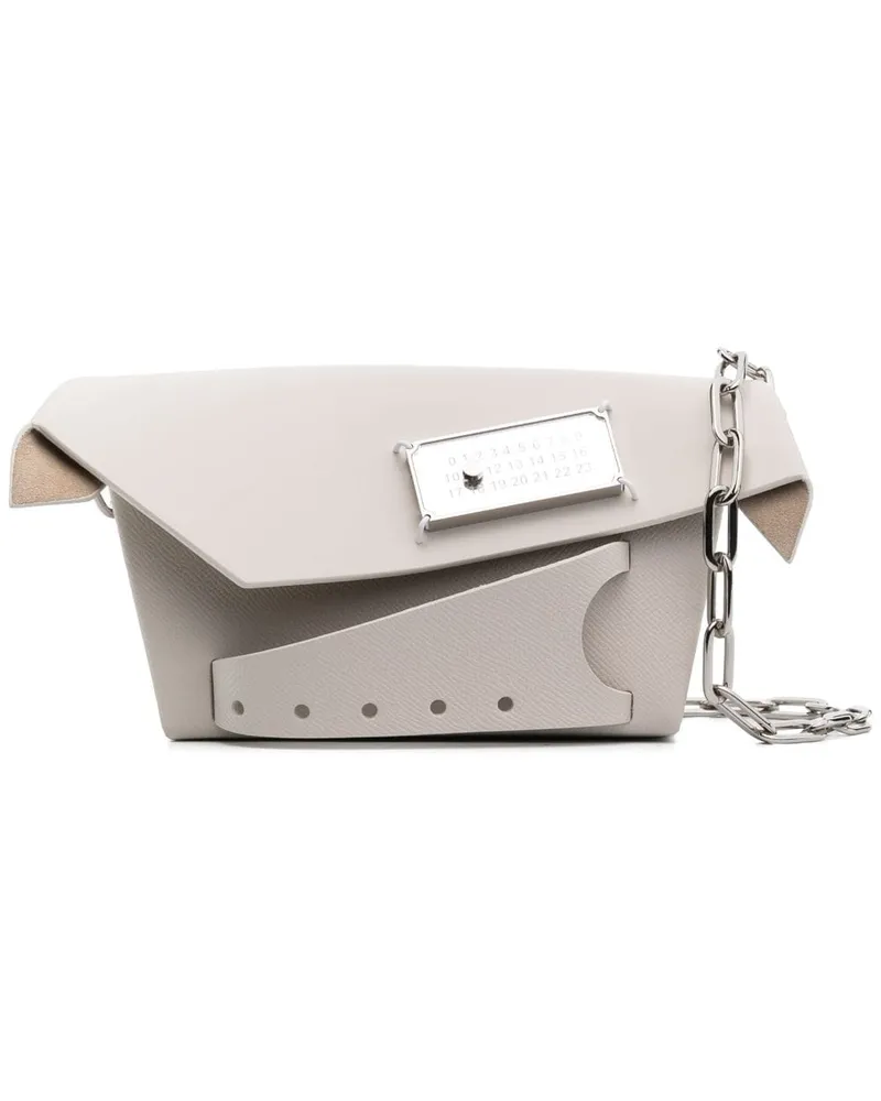 Maison Margiela Kleine Snatched Schultertasche - Nude Nude
