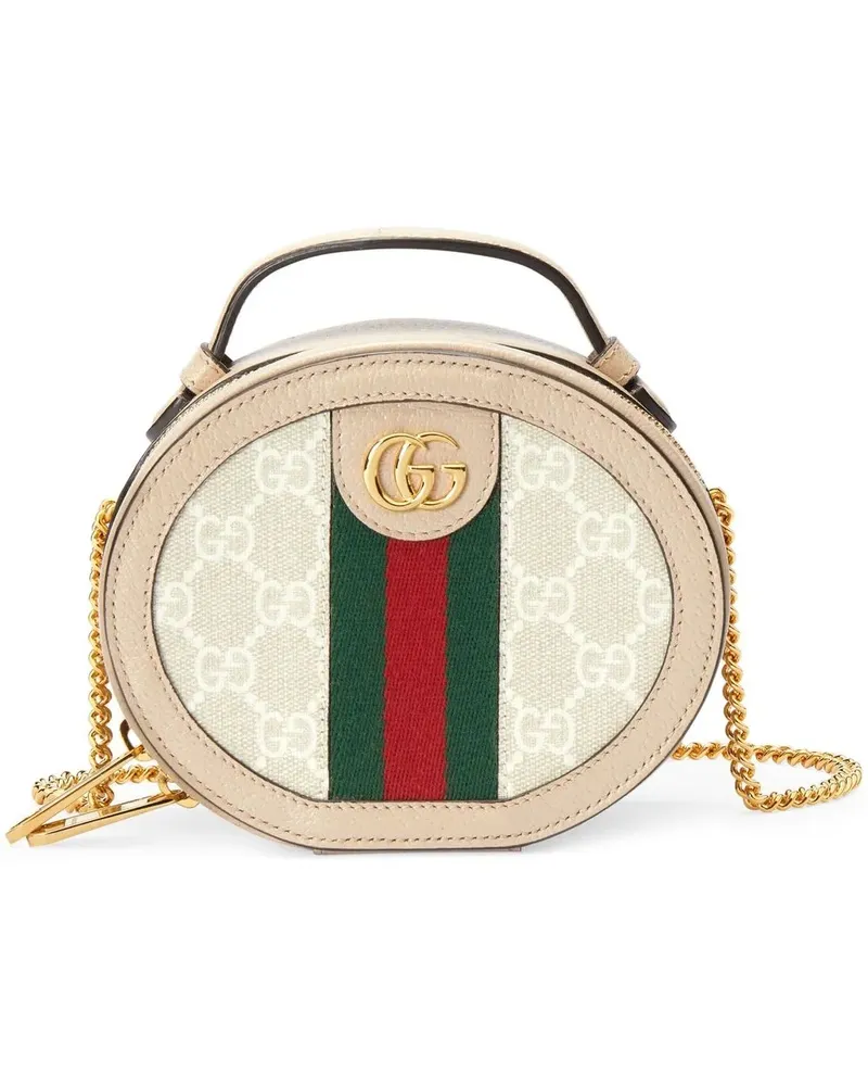 Gucci Mini Ophidia Handtasche mit Kettenriemen - Nude Nude